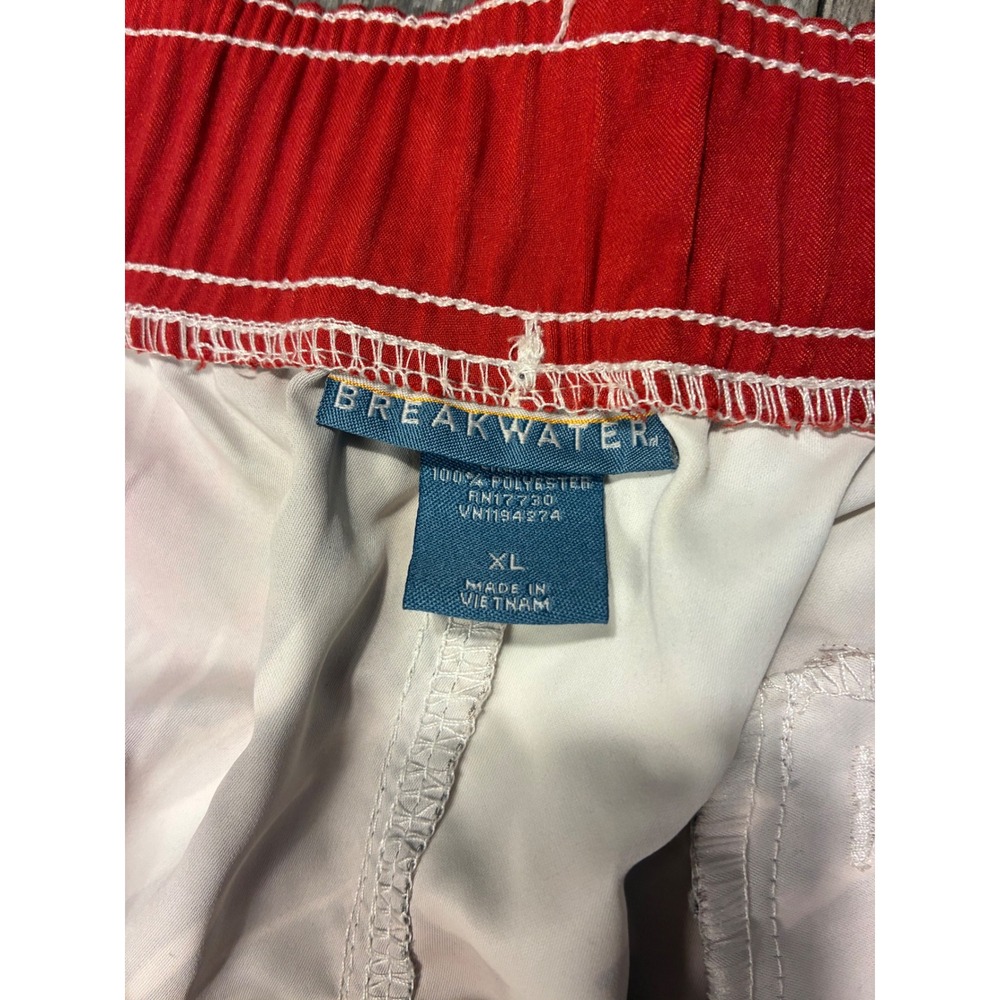 Breakwater Y2K Hawaiian Floral Swim Trunks Board Shorts Tropical Surf XL - Picture 2 of 8